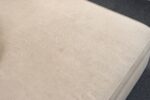 Vintage Art Deco-Style Chaise Lounge in Taupe Chenille with Ebonized Plinth Feet - Image 28