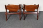 Brazilian Modern Kilin Lounge Chairs in Leather & Jacaranda by Sergio Rodrigues - Image 23