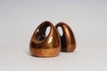 Vintage Copper Finish "Orb" Bookends by Ben Seibel for Jenfred Ware - Image 2