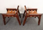 Brazilian Modern Kilin Lounge Chairs in Leather & Jacaranda by Sergio Rodrigues - Image 12