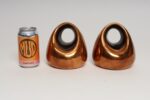 Vintage Copper Finish "Orb" Bookends by Ben Seibel for Jenfred Ware - Image 8