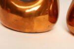 Vintage Copper Finish "Orb" Bookends by Ben Seibel for Jenfred Ware - Image 13