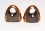Vintage Copper Finish "Orb" Bookends by Ben Seibel for Jenfred Ware - Image 6