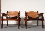 Brazilian Modern Kilin Lounge Chairs in Leather & Jacaranda by Sergio Rodrigues - Image 7