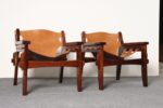Brazilian Modern Kilin Lounge Chairs in Leather & Jacaranda by Sergio Rodrigues - Image 9