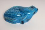 Vintage Italian Rimini Blu Ceramic Frog by Aldo Londi for Bitossi - Image 9
