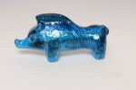 Vintage Italian Rimini Blu Ceramic Boar by Aldo Londi for Bitossi - Image 2
