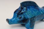 Vintage Italian Rimini Blu Ceramic Boar by Aldo Londi for Bitossi - Image 9