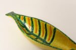 Italian Modernist Yellow, Orange, and Green Glazed Ceramic Fish Form Vide Poche - Image 15