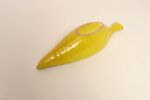 Italian Modernist Yellow, Orange, and Green Glazed Ceramic Fish Form Vide Poche - Image 10