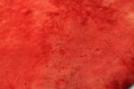 Large Italian Modernist Round Tray in Brass and Dyed Red Goatskin by Aldo Tura - Image 24