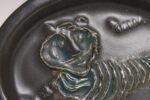 Vintage Matte Brown Ceramic "Tiger" Plaque by David Gil for Bennington Potters - Image 11