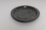 Vintage Matte Brown Ceramic "Tiger" Plaque by David Gil for Bennington Potters - Image 3