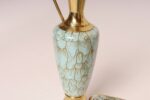 Collection of Four Vintage Dutch Delftware Porcelain and Brass Vessels and Ewers - Image 16
