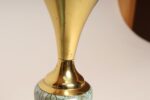 Collection of Four Vintage Dutch Delftware Porcelain and Brass Vessels and Ewers - Image 7