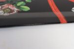 Large Vintage Lacquered Metal Litho Ribbon and Floral Tray by Piero Fornasetti - Image 26