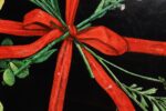 Large Vintage Lacquered Metal Litho Ribbon and Floral Tray by Piero Fornasetti - Image 9