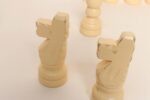 Vintage Folk Art L.L. Bean Wooden Chess Pieces - Complete Set 32 Pieces - Image 9