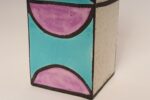 Vintage Turquoise and Purple Glazed Ceramic Vase by Aldo Londi for Bitossi Italy - Image 13