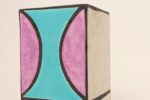 Vintage Turquoise and Purple Glazed Ceramic Vase by Aldo Londi for Bitossi Italy - Image 12