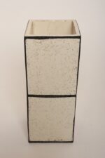 Vintage Turquoise and Purple Glazed Ceramic Vase by Aldo Londi for Bitossi Italy - Image 5