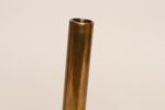 Set of Two Vintage Patinated Brass Candlesticks with Cork Bases - Image 9