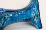 Italian Bitossi Rimini Blu Ceramic Horse by Aldo Londi for Flavia Ceramiche - Image 10