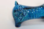 Italian Bitossi Rimini Blu Ceramic Horse by Aldo Londi for Flavia Ceramiche - Image 11