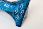 Italian Bitossi Rimini Blu Ceramic Horse by Aldo Londi for Flavia Ceramiche - Image 9