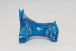 Italian Bitossi Rimini Blu Ceramic Horse by Aldo Londi for Flavia Ceramiche - Image 2