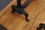 Pair of Antique Petite Arts and Crafts Cast Iron Key Hole Andirons / Fire Dogs - Image 15