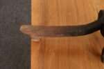 Pair of Antique Petite Arts and Crafts Cast Iron Key Hole Andirons / Fire Dogs - Image 18