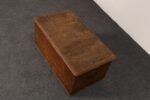Vintage New England Grasscloth Wrapped Cedar and Bamboo Trunk / Blanket Chest - Image 11