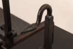 Antique Arts and Crafts Style Hand-Forged Serpentine / Snake Form Andirons - Image 10