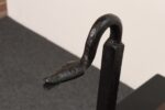 Antique Arts and Crafts Style Hand-Forged Serpentine / Snake Form Andirons - Image 11