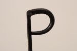 Pair of French Folk Art Hand-Forged Abstract Figural Zoomorphic Andirons - Image 7