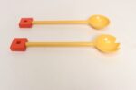 Italian Postmodern "Euclid" Series Salad Servers by Michael Graves for Alessi - Image 2