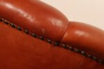 Vintage Chesterfield Style Tufted Barrel Back Tub Club Chairs on Caster Wheels - Image 28