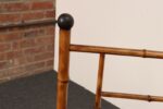 Antique Aesthetic Movement Burnt Bamboo and Grasscloth Corner Chair - Image 24