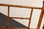 Antique Aesthetic Movement Burnt Bamboo and Grasscloth Corner Chair - Image 16