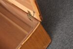 Antique American Grasscloth Wrapped Cedar and Bamboo Trunk / Blanket Chest - Image 36