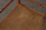 Antique Aesthetic Movement Burnt Bamboo and Grasscloth Corner Chair - Image 15