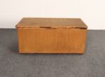 Antique American Grasscloth Wrapped Cedar and Bamboo Trunk / Blanket Chest - Image 11