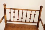 English Aesthestic Movement Burnt Bamboo Four Shelf Curio / Etagere / Bookshelf - Image 13