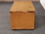 Antique American Grasscloth Wrapped Cedar and Bamboo Trunk / Blanket Chest - Image 10