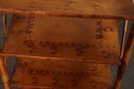 English Aesthestic Movement Burnt Bamboo Four Shelf Curio / Etagere / Bookshelf - Image 18