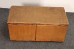 Antique American Grasscloth Wrapped Cedar and Bamboo Trunk / Blanket Chest - Image 6