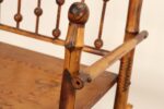 English Aesthestic Movement Burnt Bamboo Four Shelf Curio / Etagere / Bookshelf - Image 15