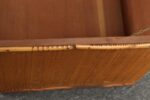 Antique American Grasscloth Wrapped Cedar and Bamboo Trunk / Blanket Chest - Image 24