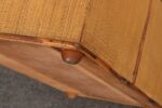 Antique American Grasscloth Wrapped Cedar and Bamboo Trunk / Blanket Chest - Image 43